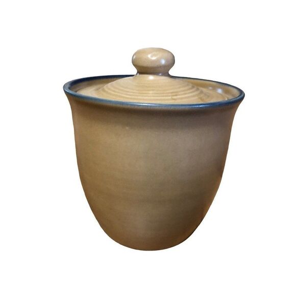 Vintage Phaltzgraff 509 Folk Art Stoneware Sugar Canister Lid 1 1/2 Qt - Picture 2 of 3